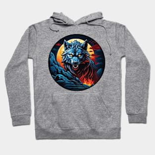 Scary wolf Hoodie